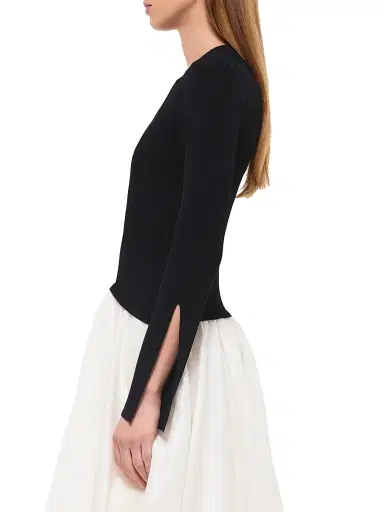 Simkhai Women's Kenlie Colorblocked Fit & Flare Midi-Dress | Thumbnail 3