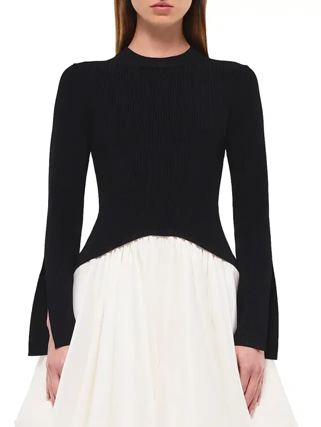 Women's Kenlie Colorblocked Fit & Flare Midi-Dress - Black Multi