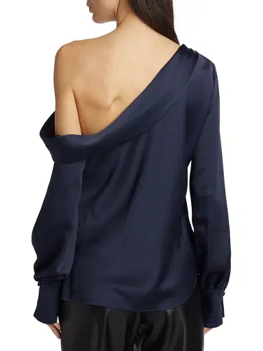 Simkhai Women's Alice Off-The-Shoulder Top - Midnight - Size XS | Thumbnail 5