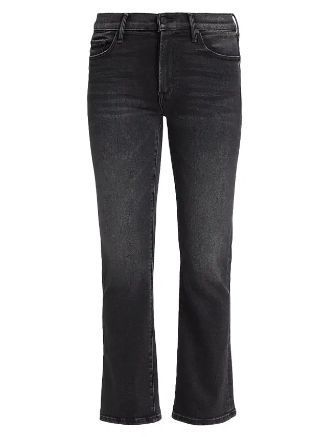 Mother Women's The Outsider Flood Mid-Rise Jeans - Not Today Satan