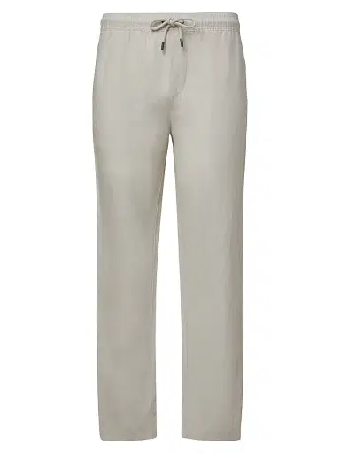 Onia Men's Linen-Blend Drawstring Pants - Stone | Thumbnail 1