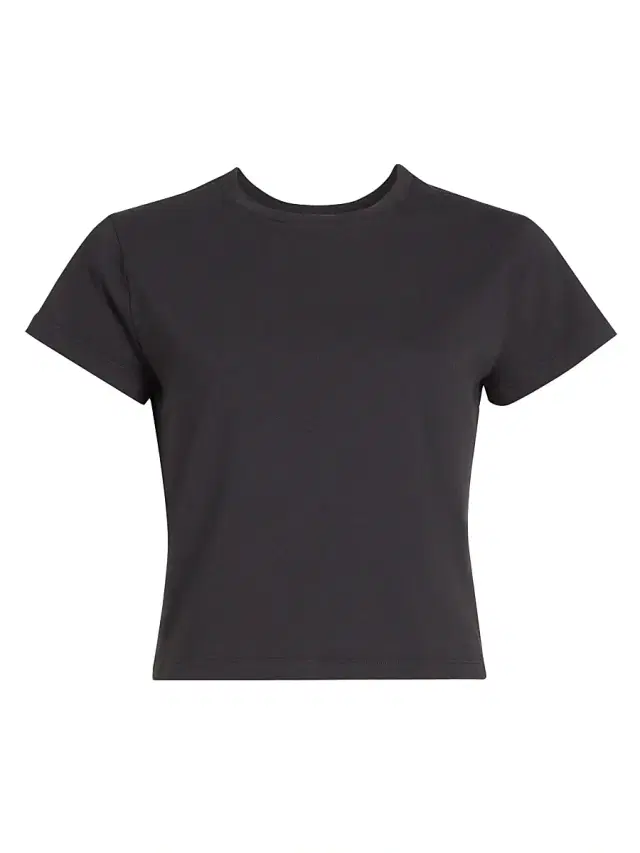 AGOLDE Women's Adine Shrunked T-Shirt - Shade Dark Grey