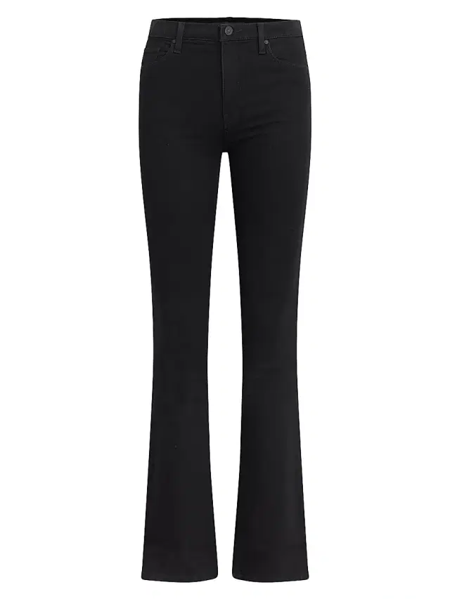 Hudson Jeans Women's Barbara High-Rise Boot-Cut Jeans - Black