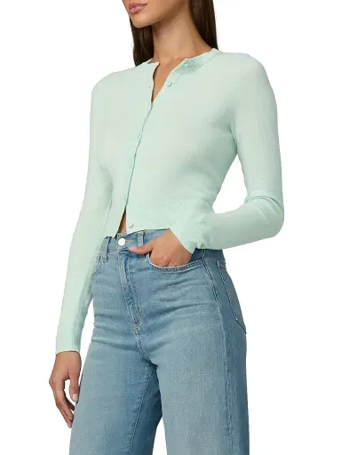 Joe's Jeans Women's by Dani Michelle Dani Cashmere Cardigan - Pistachio | Thumbnail 4 Joe's Jeans Women's by Dani Michelle Dani Cashmere Cardigan - Pistachio | Thumbnail 4