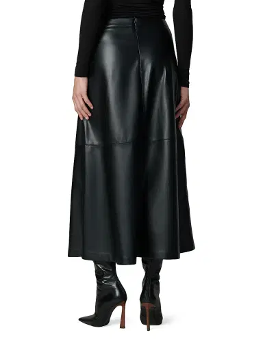 Joe's Jeans Women's x Dani Michelle The Tavi Faux Leather Maxi Skirt - Black | Thumbnail 5 Joe's Jeans Women's x Dani Michelle The Tavi Faux Leather Maxi Skirt - Black | Thumbnail 5