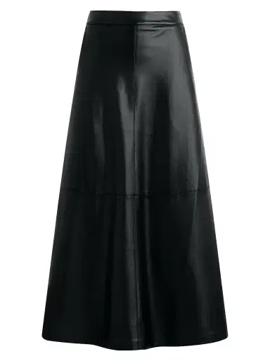 Joe's Jeans Women's x Dani Michelle The Tavi Faux Leather Maxi Skirt - Black | Thumbnail 1 Joe's Jeans Women's x Dani Michelle The Tavi Faux Leather Maxi Skirt - Black | Thumbnail 1