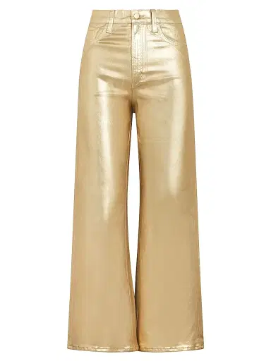 Joe's Jeans Women's The Mia Metallic Ankle Jeans - Gold Foil - Size 23 | Thumbnail 1