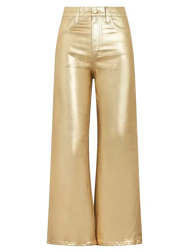 Joe's Jeans Women's The Mia Metallic Ankle Jeans - Gold Foil - Size 23