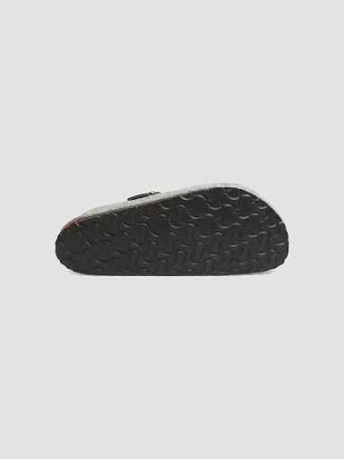 BIRKENSTOCK Men's Unisex Boston Light Gray Wool Felt Clog Mules - Light Grey Iron | Thumbnail 6