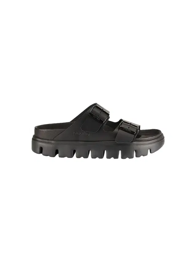 Birkenstock Women's Arizona Chunky Leather Platform Sandals - Black