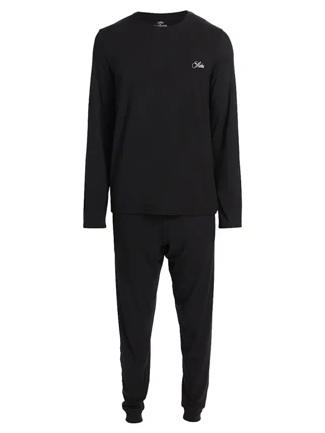 Men's COLLECTION Logo Stretch Pajamas - Moonless Night