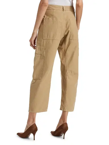 Citizens of Humanity Women's Marcelle Cotton Twill Cargo Pants - Heirloom Medium Dark Khaki | Thumbnail 5