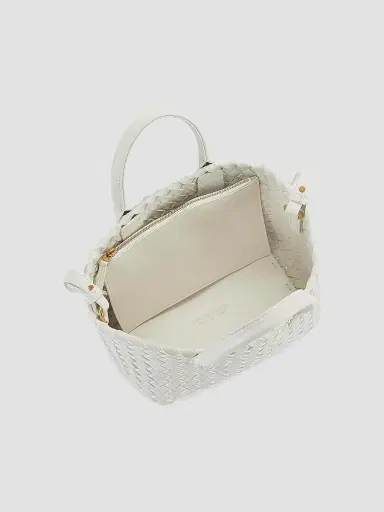 Bottega Veneta Women's Mini Cabat Leather Tote | Thumbnail 3 Bottega Veneta Women's Mini Cabat Leather Tote | Thumbnail 3