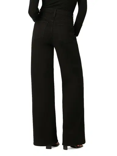 Joe's Jeans Women's Petite Mia High-Rise Stretch Wide-Leg Jeans - Black - Size 30 | Thumbnail 6 Joe's Jeans Women's Petite Mia High-Rise Stretch Wide-Leg Jeans - Black - Size 30 | Thumbnail 6