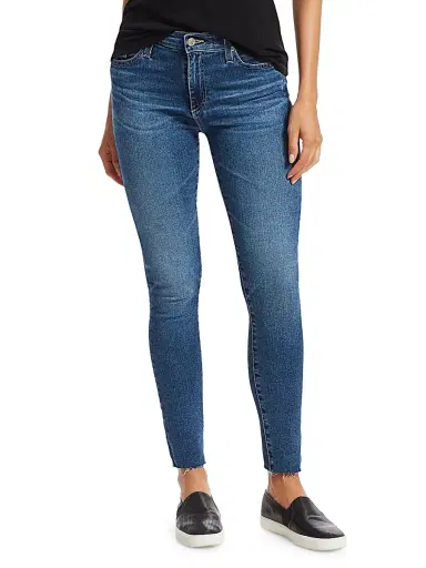 AG Jeans Women's Farrah High-Rise Stretch Skinny Ankle Jeans | Thumbnail 3