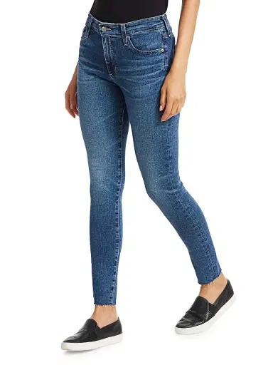 AG Jeans Women's Farrah High-Rise Stretch Skinny Ankle Jeans | Thumbnail 4