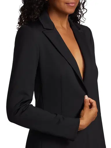 Alice + Olivia Women's Breann Long Fitted Blazer | Thumbnail 6