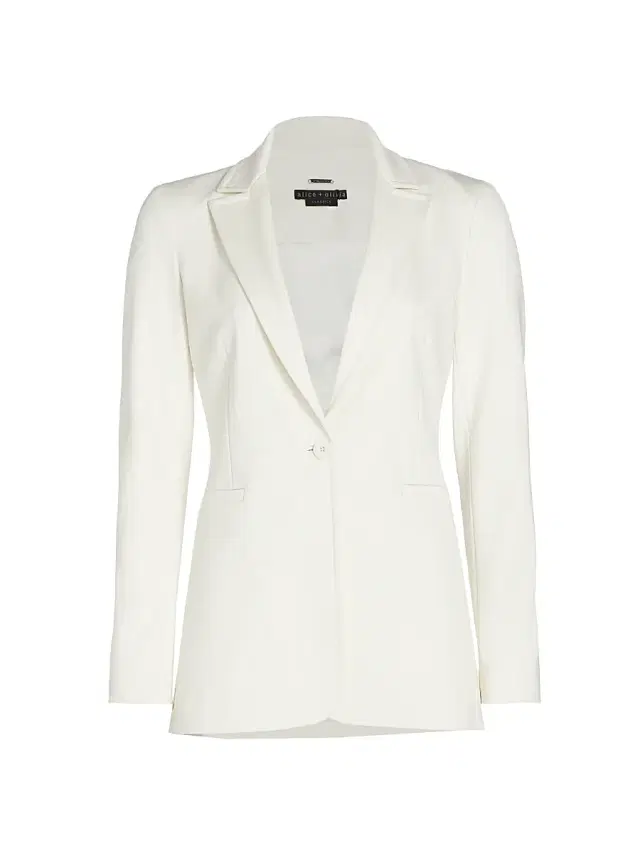 ALICE + OLIVIA Women's Breann Fitted Blazer - Off White