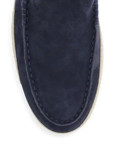 Tod's Men's Embossed Logo Espadrille - Blue - Size 13 | Thumbnail 4