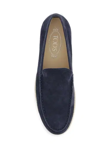 Tod's Men's Embossed Logo Espadrille - Blue - Size 13 | Thumbnail 5