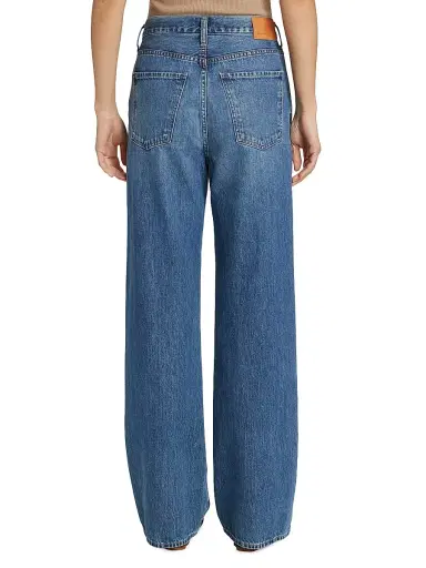Citizens of Humanity Women's Annina High-Rise Rigid Wide-Leg Jeans - Pinnacle Indigo | Thumbnail 5