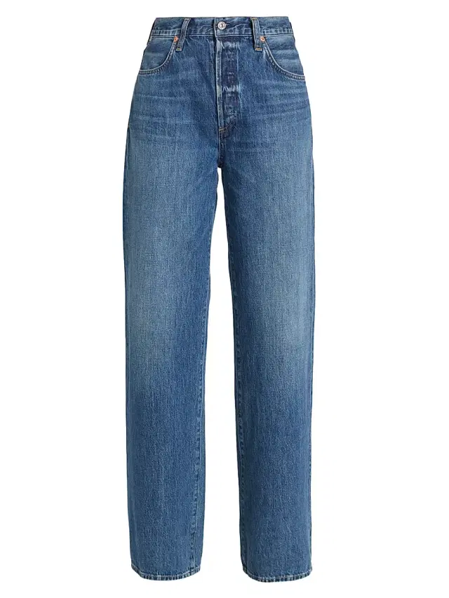 Women's Annina High-Rise Rigid Wide-Leg Jeans - Pinnacle Indigo