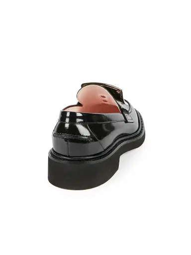 Roger Vivier Women's Viv Rangers Patent Leather Loafers - Black - Size 12 | Thumbnail 3 Roger Vivier Women's Viv Rangers Patent Leather Loafers - Black - Size 12 | Thumbnail 3
