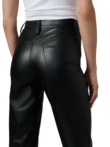 Joe's Jeans Women's Margot Faux Leather High-Rise Straight-Leg Pants - Black | Thumbnail 7 Joe's Jeans Women's Margot Faux Leather High-Rise Straight-Leg Pants - Black | Thumbnail 7