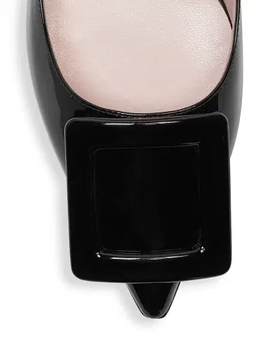 Roger Vivier Women's 65MM Patent Leather Pumps - Black | Thumbnail 4 Roger Vivier Women's 65MM Patent Leather Pumps - Black | Thumbnail 4