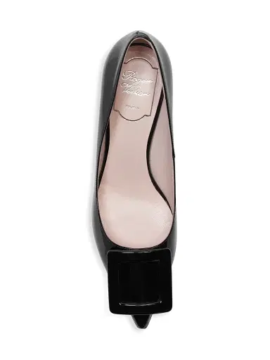 Roger Vivier Women's 65MM Patent Leather Pumps - Black | Thumbnail 5 Roger Vivier Women's 65MM Patent Leather Pumps - Black | Thumbnail 5