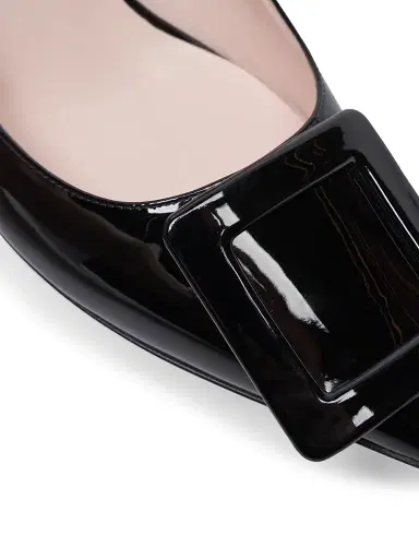 Roger Vivier Women's 65MM Patent Leather Pumps - Black | Thumbnail 6 Roger Vivier Women's 65MM Patent Leather Pumps - Black | Thumbnail 6