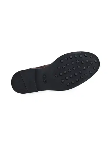 Tod's Men's Perforated Suede Derbys - Dark Brown | Thumbnail 4 Tod's Men's Perforated Suede Derbys - Dark Brown | Thumbnail 4