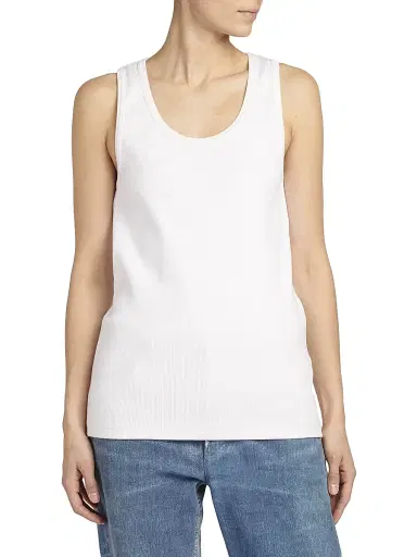Bottega Veneta Women's Rib-Knit Oversized Tank Top | Thumbnail 3 Bottega Veneta Women's Rib-Knit Oversized Tank Top | Thumbnail 3