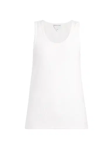 Bottega Veneta Women's Rib-Knit Oversized Tank Top | Thumbnail 1 Bottega Veneta Women's Rib-Knit Oversized Tank Top | Thumbnail 1