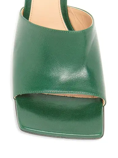 Bottega Veneta Women's Stretch Leather Mules - Pine | Thumbnail 4