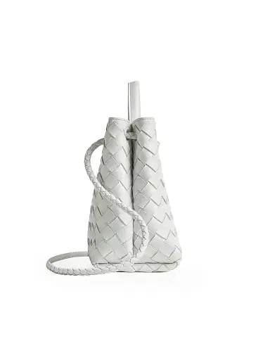 Bottega Veneta Women's Andiamo Small Intrecciato Leather Top-Handle Bag - Hoarfrost | Thumbnail 6 Bottega Veneta Women's Andiamo Small Intrecciato Leather Top-Handle Bag - Hoarfrost | Thumbnail 6