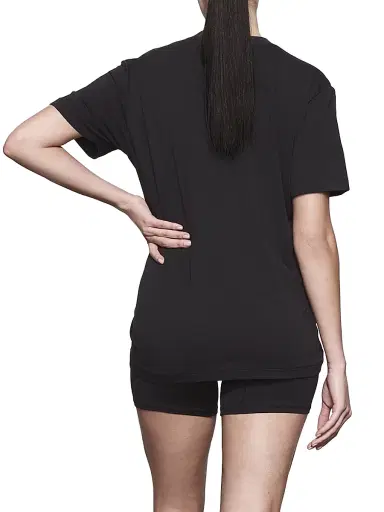 SKIMS Women's Boyfriend T-Shirt - Onyx | Thumbnail 5 SKIMS Women's Boyfriend T-Shirt - Onyx | Thumbnail 5