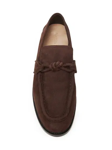 Bottega Veneta Men's Astaire Leather Knot-Detail Loafers - Cypress | Thumbnail 15