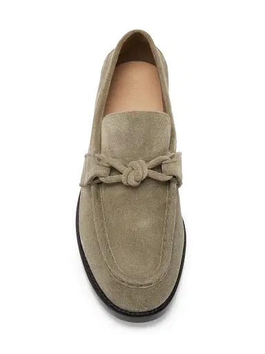 Bottega Veneta Men's Astaire Leather Knot-Detail Loafers - Cypress | Thumbnail 4