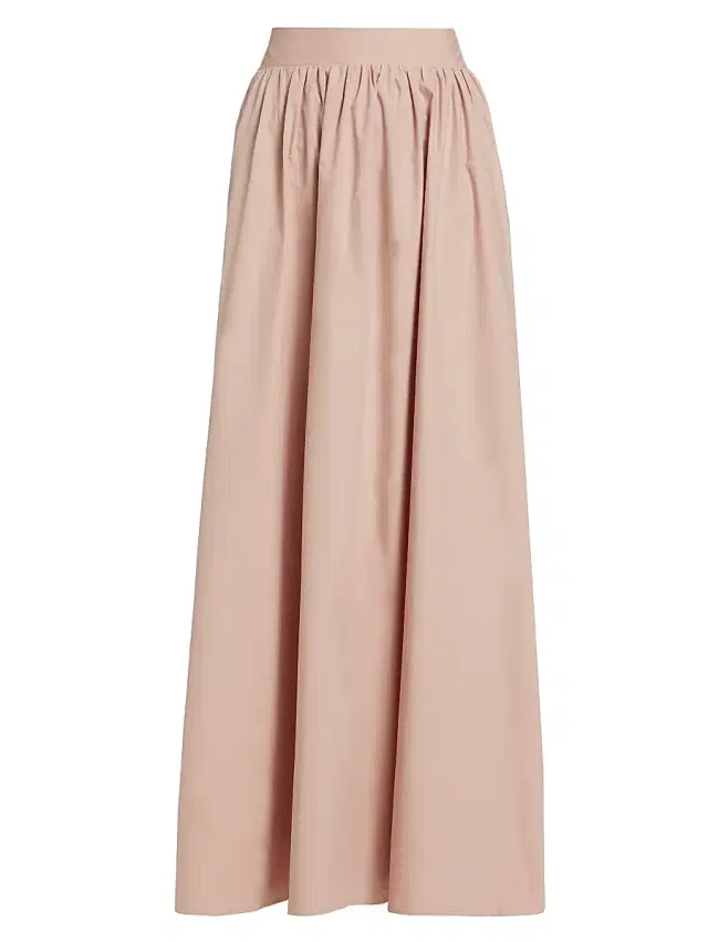 Women's Cotton Poplin Maxi Skirt - Chamoisee