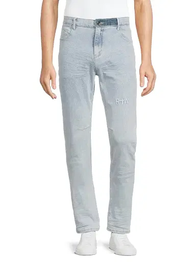 RTA Men's Bryant Stretch Slim-Fit Jeans - Light Wash Small | Thumbnail 3 RTA Men's Bryant Stretch Slim-Fit Jeans - Light Wash Small | Thumbnail 3