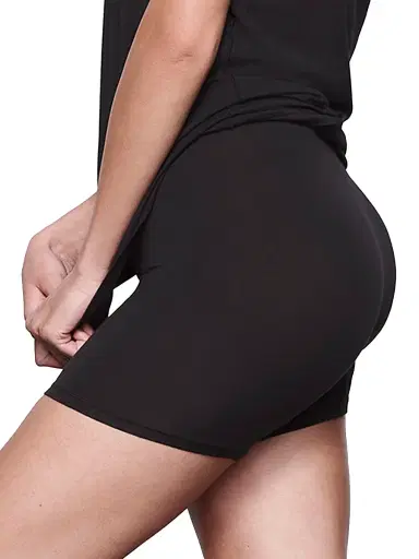 SKIMS Women's Boyfriend Boxer Shorts - Onyx | Thumbnail 3 SKIMS Women's Boyfriend Boxer Shorts - Onyx | Thumbnail 3