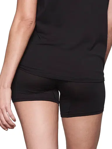 SKIMS Women's Boyfriend Boxer Shorts - Onyx | Thumbnail 4 SKIMS Women's Boyfriend Boxer Shorts - Onyx | Thumbnail 4