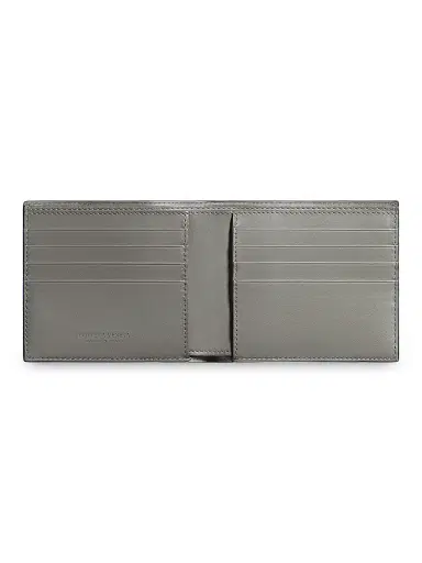 Bottega Veneta Men's Leather Bifold Wallet - Midnight Basalt | Thumbnail 2 Bottega Veneta Men's Leather Bifold Wallet - Midnight Basalt | Thumbnail 2
