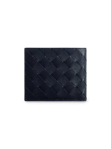 Bottega Veneta Men's Leather Bifold Wallet - Midnight Basalt | Thumbnail 3 Bottega Veneta Men's Leather Bifold Wallet - Midnight Basalt | Thumbnail 3