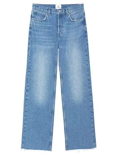 Anine Bing Women's Hugh Wide-Leg Jeans - Panama Blue - Size 30 | Thumbnail 1