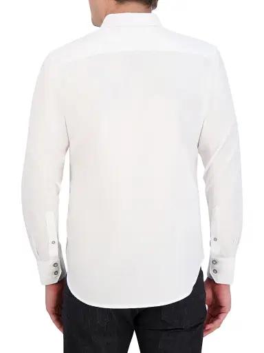 Robert Graham Men's Wayfarer Button-Front Shirt - White - Size XXL | Thumbnail 3 Robert Graham Men's Wayfarer Button-Front Shirt - White - Size XXL | Thumbnail 3