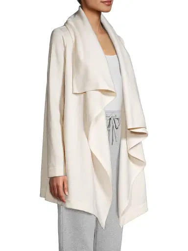 UGG Women's Janni Fleece Blanket Cardigan - Oatmeal Heather - Size XL | Thumbnail 4 UGG Women's Janni Fleece Blanket Cardigan - Oatmeal Heather - Size XL | Thumbnail 4