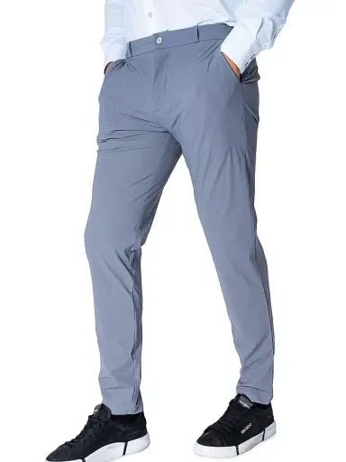 Maceoo Men's Solid Pants - Grey - Size 40 | Thumbnail 3 Maceoo Men's Solid Pants - Grey - Size 40 | Thumbnail 3