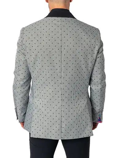 Maceoo Men's Blazer - Grey | Thumbnail 5 Maceoo Men's Blazer - Grey | Thumbnail 5